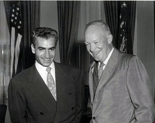 The Shah and President Dwight D. Eisenhower